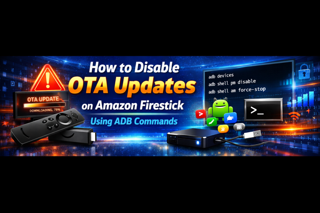how to disable ota updates on amazon firestick using adb commands (2026 guide)
