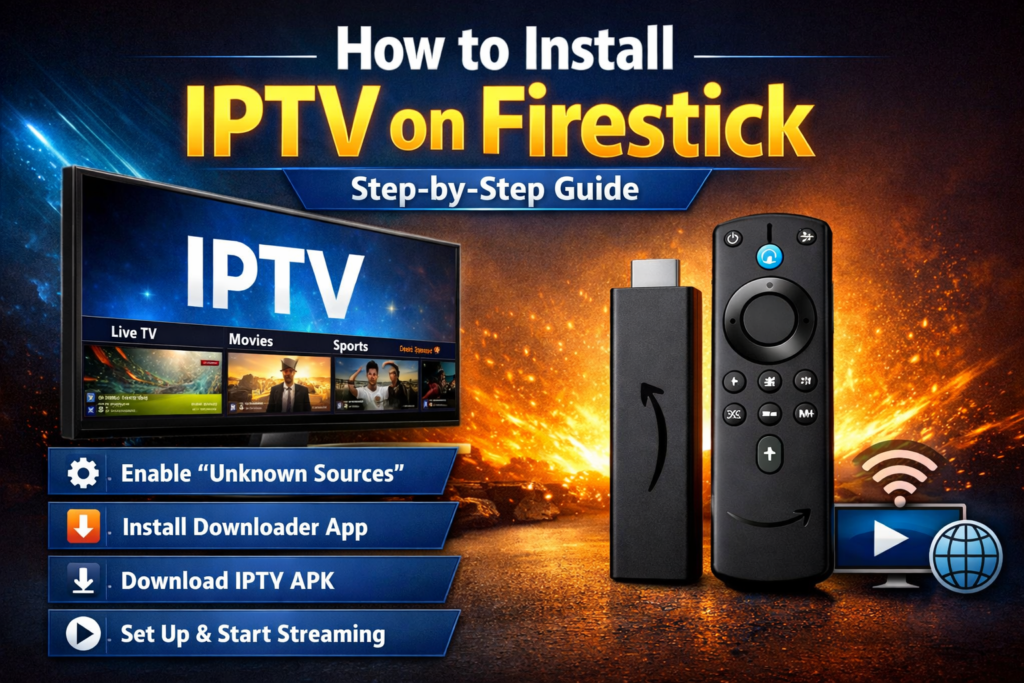 How to Install IPTV on Firestick – Step-by-Step Guide (2026) how to install iptv on firestick
